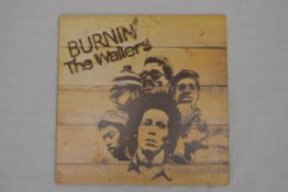 The Wailers LP Burnin. VG+ condition.
