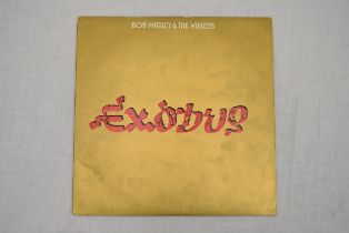 Bob Marley & The Wailers LP - Exodus with embossed cover. VG+ condition.