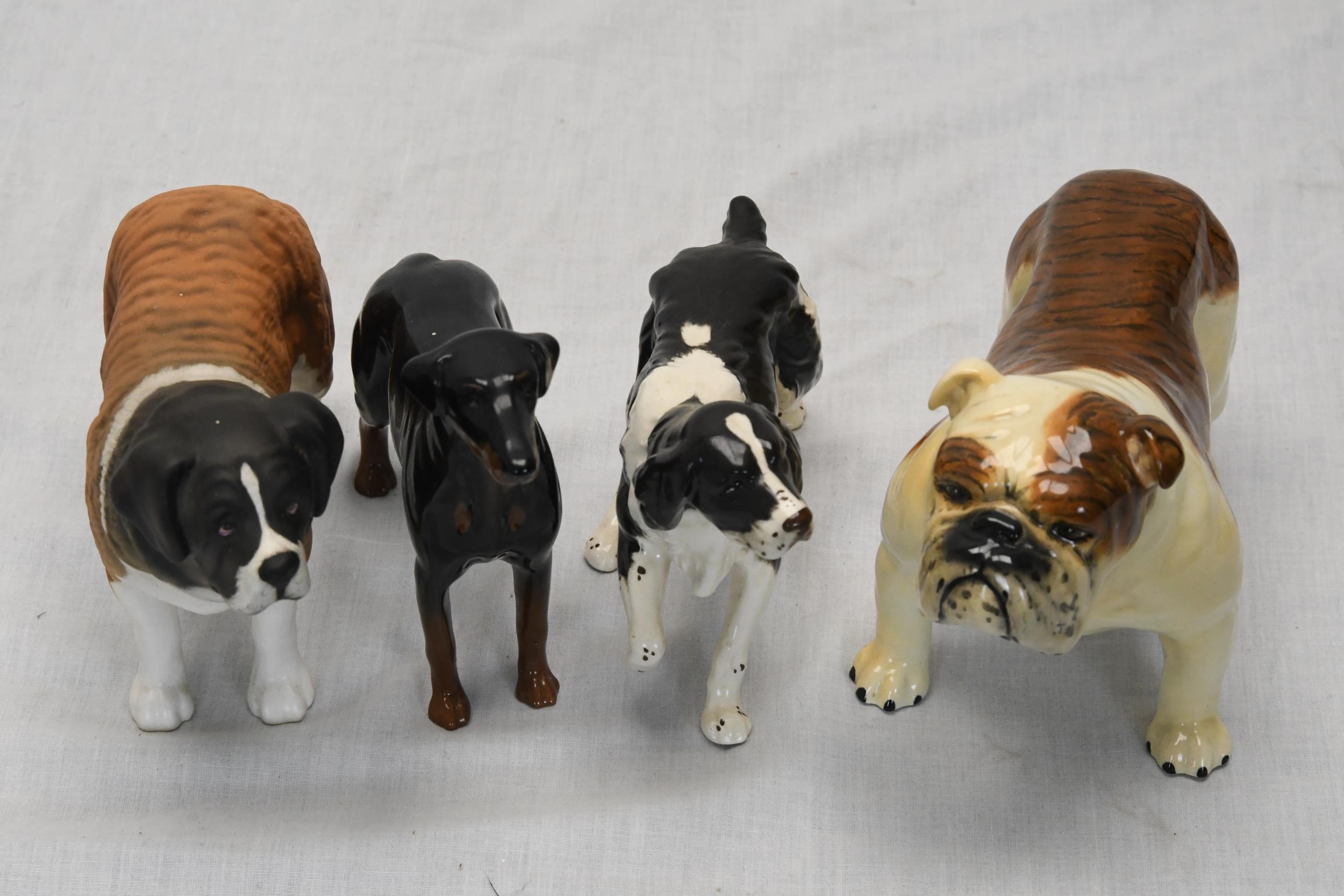 A collection of Beswick ceramic dogs. - Image 2 of 2