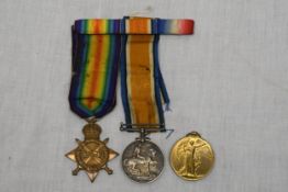 WW1 Medals. Pte Hibbard ASC.