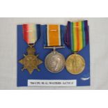 A rare set of WW1 medals. Cyclists were invaluable for reconnaissance but suffered high casualties.