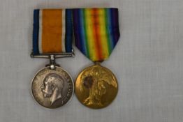 WW1 medal with description card. Pte Arthur Lloyd