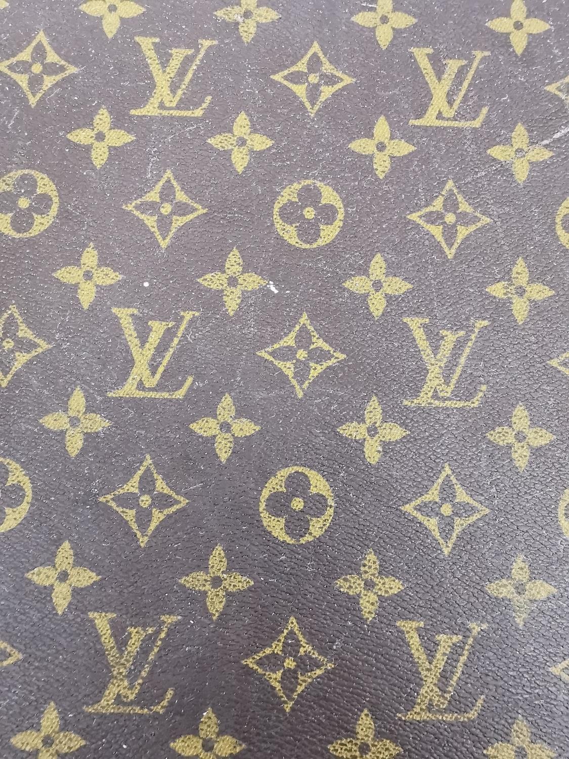 A French mid-20th century Louis Vuitton hard-sided case, the exterior finished in the famous - Image 13 of 16