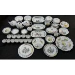 Royal Worcester Herbs china dinner and tea wares. Collection only.