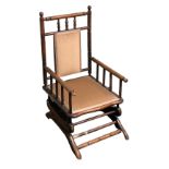 Childs Edwardian American beechwood rocking chair. 71 cm high. Collection only.