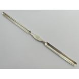 George V silver marrow scoop, Sheffield 1927, 48.7 grams, 23.7 cm. UK Postage £12.