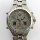 Tissot Titanium chronograph, alarm, date adjust T670 quartz watch. UK Postage £12. Condition: In