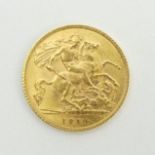 George V 1914 gold half sovereign. UK Postage £12.