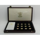 12 collectable £2 coins in a fitted Royal Mint case.UK Postage £12.