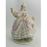 Royal Worcester limited edition bone china figurine Summers Lease, 26 cm. UK Postage £16.