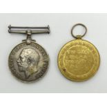 Two World War I medals 194341 G.N.R W.J. Berry R.A. UK Postage £12.