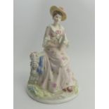 Royal Worcester limited edition The Country Diary of an Edwardian Lady, 23 cm. UK Postage £15.