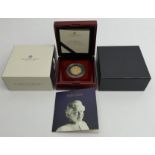 Royal Mint Queen Elizabeth II 2022 UK 50p gold proof coin, 15.5 grams. UK Postage £12