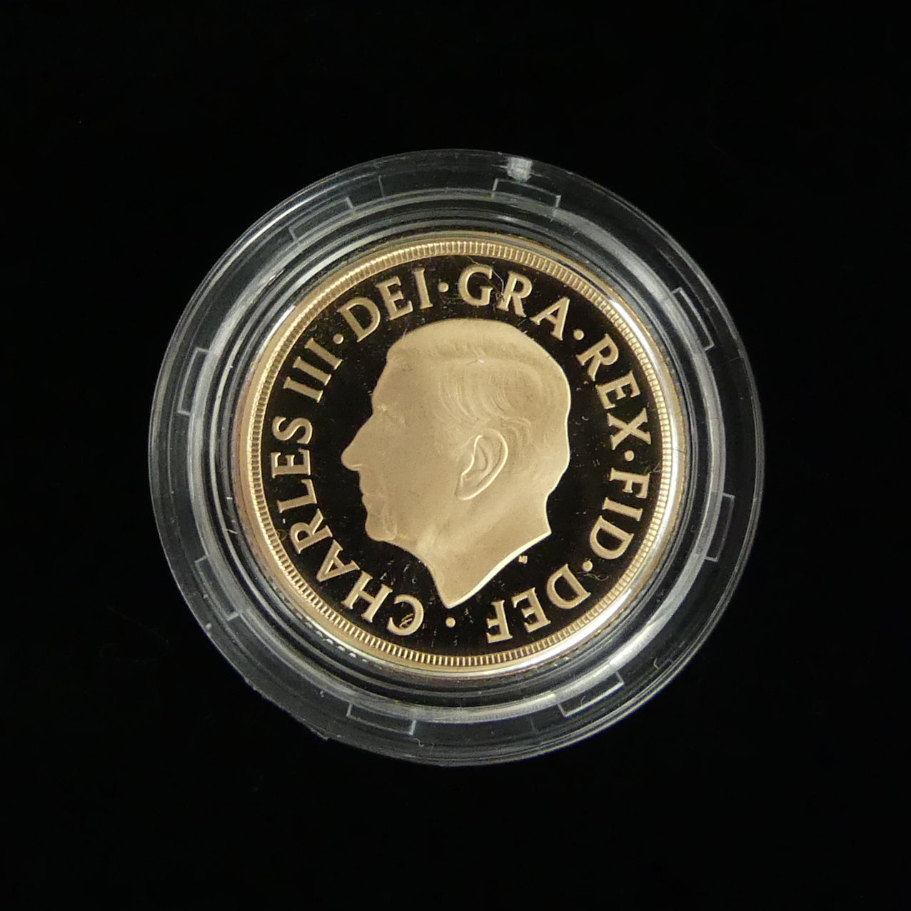 Queen Elizabeth II Memorial 2022 Royal Mint proof gold sovereign, M.I.B. UK Postage £12 - Image 3 of 4