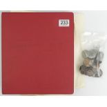 A folder of British Coins and a bag from 19th Century onwards, including silver examples. UK Postage
