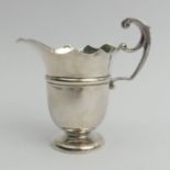 Edwardian silver sauce jug, Birm. 1903, William Hutton & Sons, 53 grams, 9cm. UK Postage £12.