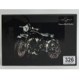 BSA Vincent Black Shadow DBD34 Minichamps 1:12 scale motorcycle, M.I.B. 18.5cm long. UK Postage £12