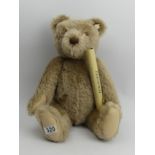 Steiff 1951 caramel teddy bear with his C.O.A. 37cm, UK Postage £16