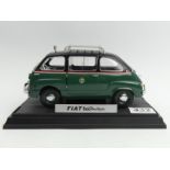 Fiat 600 Multipla, scale model, stand 23cm, UK Postage £12