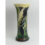 Moorcroft Pole to Pole Penguin design 1st quality vase, 25.5cm. UK Postage £16.