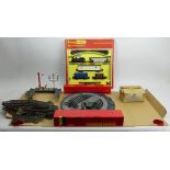 Tri-ang 00 Gauge model railway set and a turntable (boxed) spare track and a controller. UK