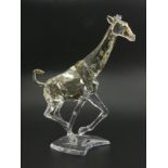 Swarovski Giraffe Running 935896 with box and certificate, 17.5cm. UK Postage £14.