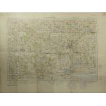 An interesting collection of Ordinance Survey World War II from 1940 - 1945 Air Force Maps, covering