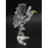 Swarovski crystal Bald Eagle 248003 in original box, 13cm. UK Postage £14.