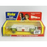 Dinky Eagle Transporter No 359 Space 1999 diecast boxed vehicle. UK Postage £12.