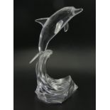 Swarovski crystal Giant Maxi Dolphin 221628, in original box, 204mm. UK Postage £20.
