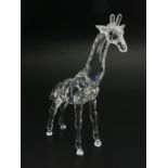 Swarovski crystal Baby Giraffe 236717 boxed figure, 13.8cm. UK Postage £12.