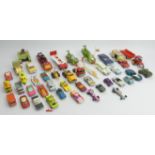 Dinky Pontiac Parisienne and other diecast vehicles from Lesney and Matchbox. UK Postage £15.