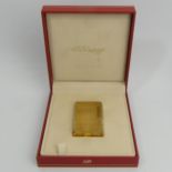 S.T. Dupont Paris gold plated butane lighter, 58mm, UK Postage £12.