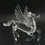 Swarovski 1998 annual edition figure Pegasus with his stand both boxed with certificate of