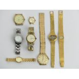 A box of 8 gents and ladies watches. UK Postage £12.