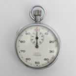 Nero Lemania pocket stop watch, 30 x 70mm. UK Postage £12. Condition Report: In good working order.