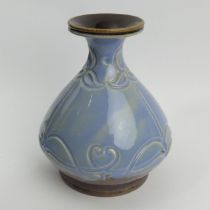 Doulton Lambeth art pottery vase, Francis Pope, 17cm. Postage £15.