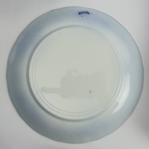Ford & Sons Argyle pattern blue and white part dinner service, C.1880. Collection Only. - Image 3 of 4
