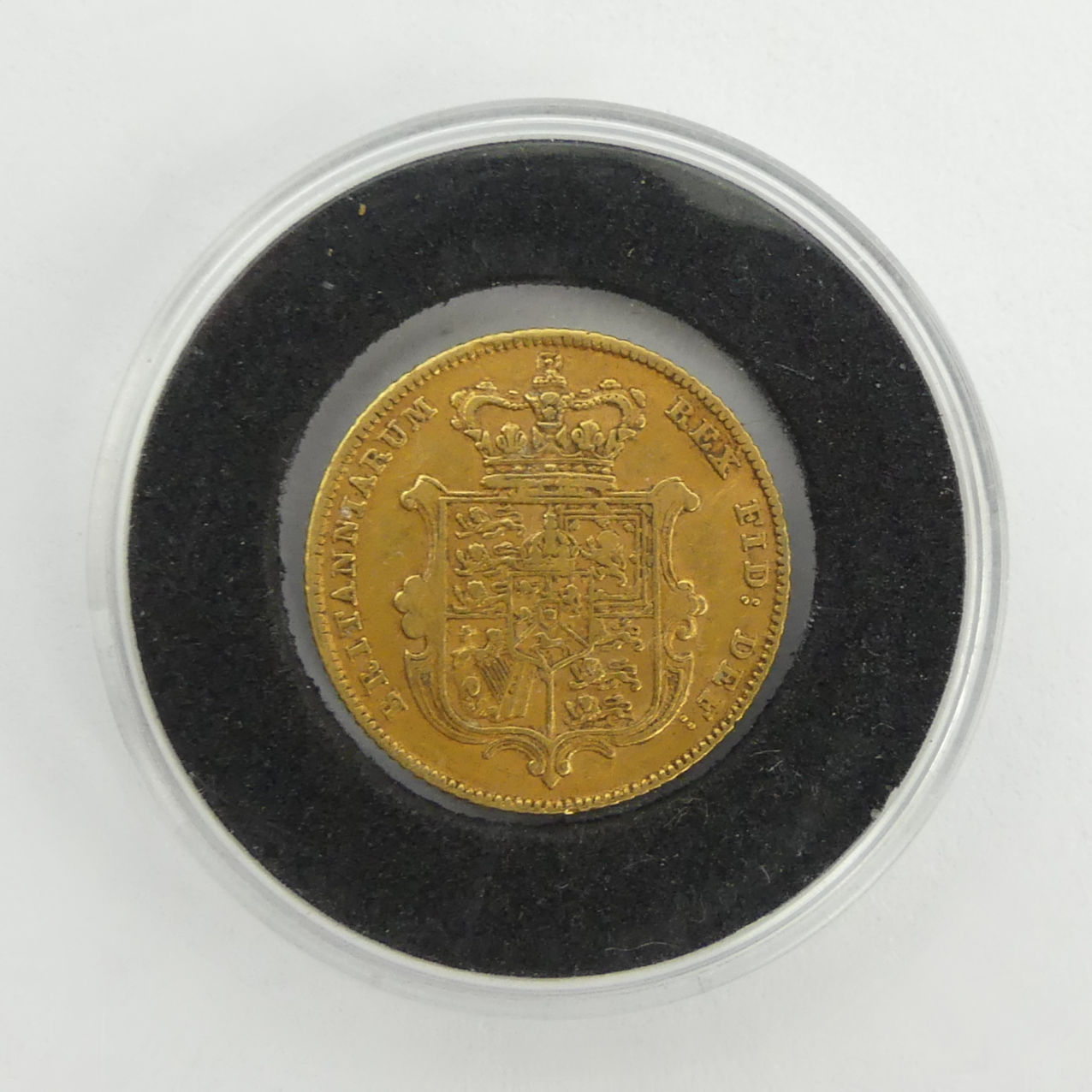 George IV 1828 gold half sovereign. UK Postage £12. - Image 3 of 3