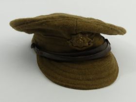 World War I type 1917 71/4 Trench Cap, East Yorkshire regiment. UK Postage £12.