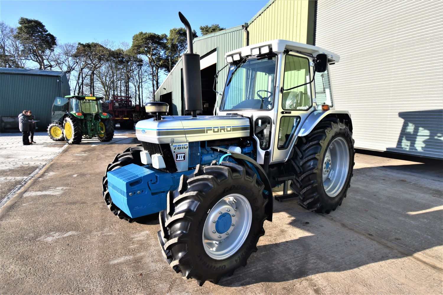 A SUPERB SALE OF THIRTEEN TRACTORS, FERRARI, JAGUAR,  TWO LAND ROVERS, COMBINE, FORKLIFT, DIGGER AND FARM MACHINERY ALL IN EXCEPTIONAL CONDITION