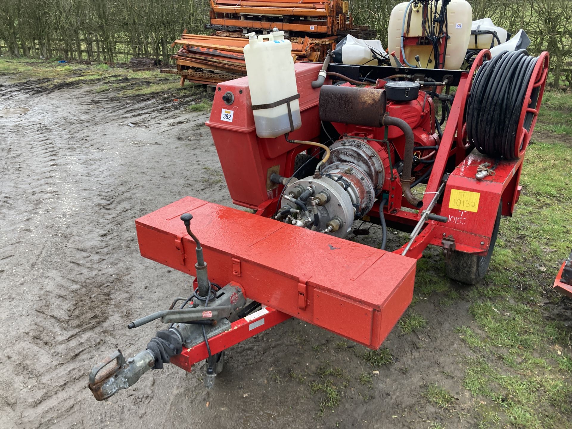 Mobile Pressure Washer, 4000 PSI, trailed machine - Image 2 of 2