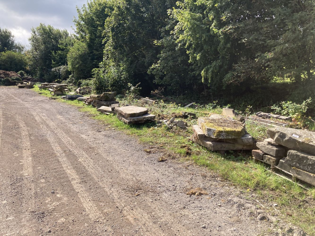 Cundalls Online Timed Auction of Various Reclaimed Yorkshire Stone in addition to 2 Tractors and Various Machinery at Low Yedmandale Quarry