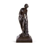 A VERY LARGE 19TH CENTURY BRONZE FIGURE OF VENUS AFTER ALLEGRAIN (FRENCH, 1710-1795)