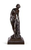 A VERY LARGE 19TH CENTURY BRONZE FIGURE OF VENUS AFTER ALLEGRAIN (FRENCH, 1710-1795)