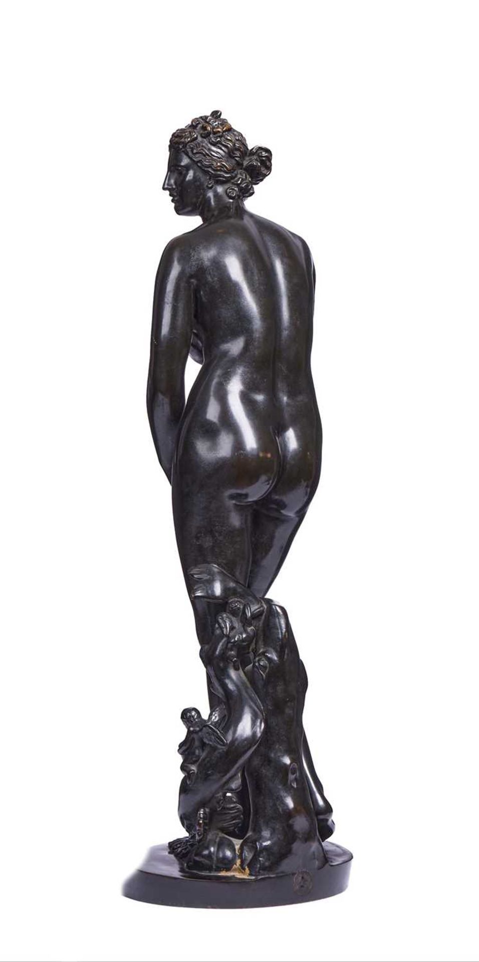 F. BARBEDIENNE: A LARGE 19TH CENTURY BRONZE FIGURE OF THE VENUS DE MEDICI, AFTER THE ANTIQUE - Image 3 of 4