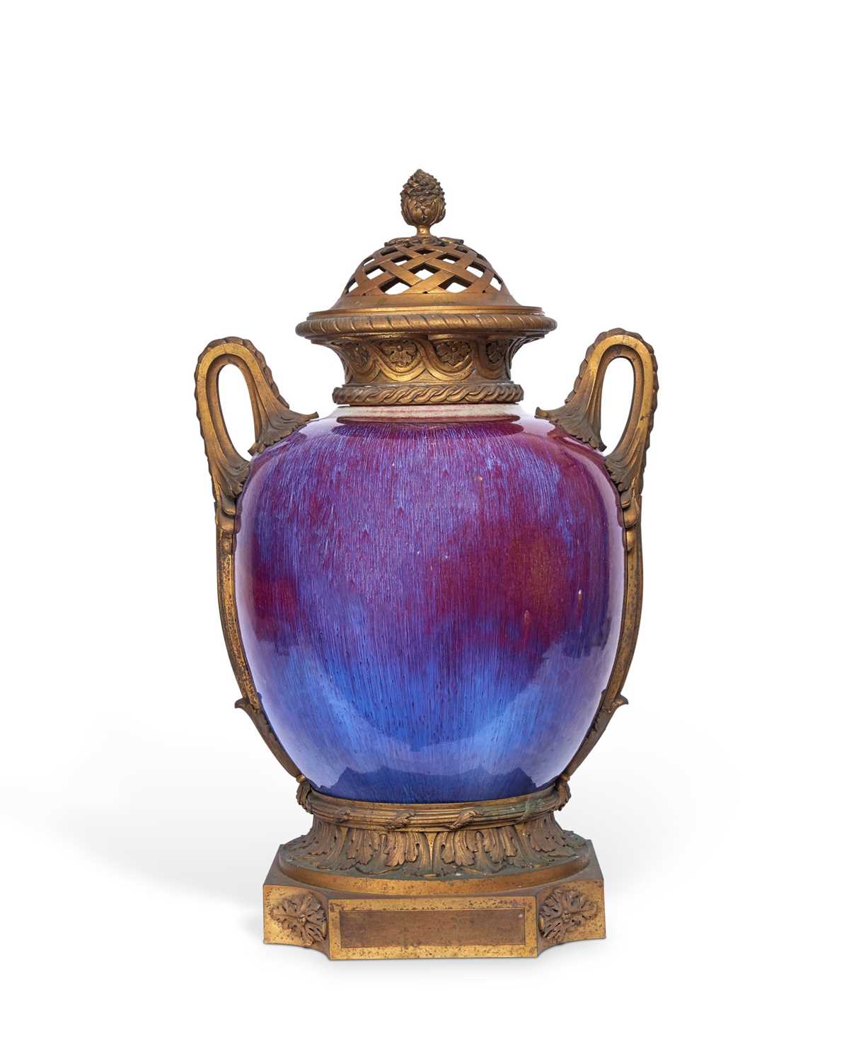 ESCALIER DE CRISTAL: A FINE 19TH CENTURY CHINESE FLAMBE VASE WITH ORMOLU MOUNTS - Image 4 of 16