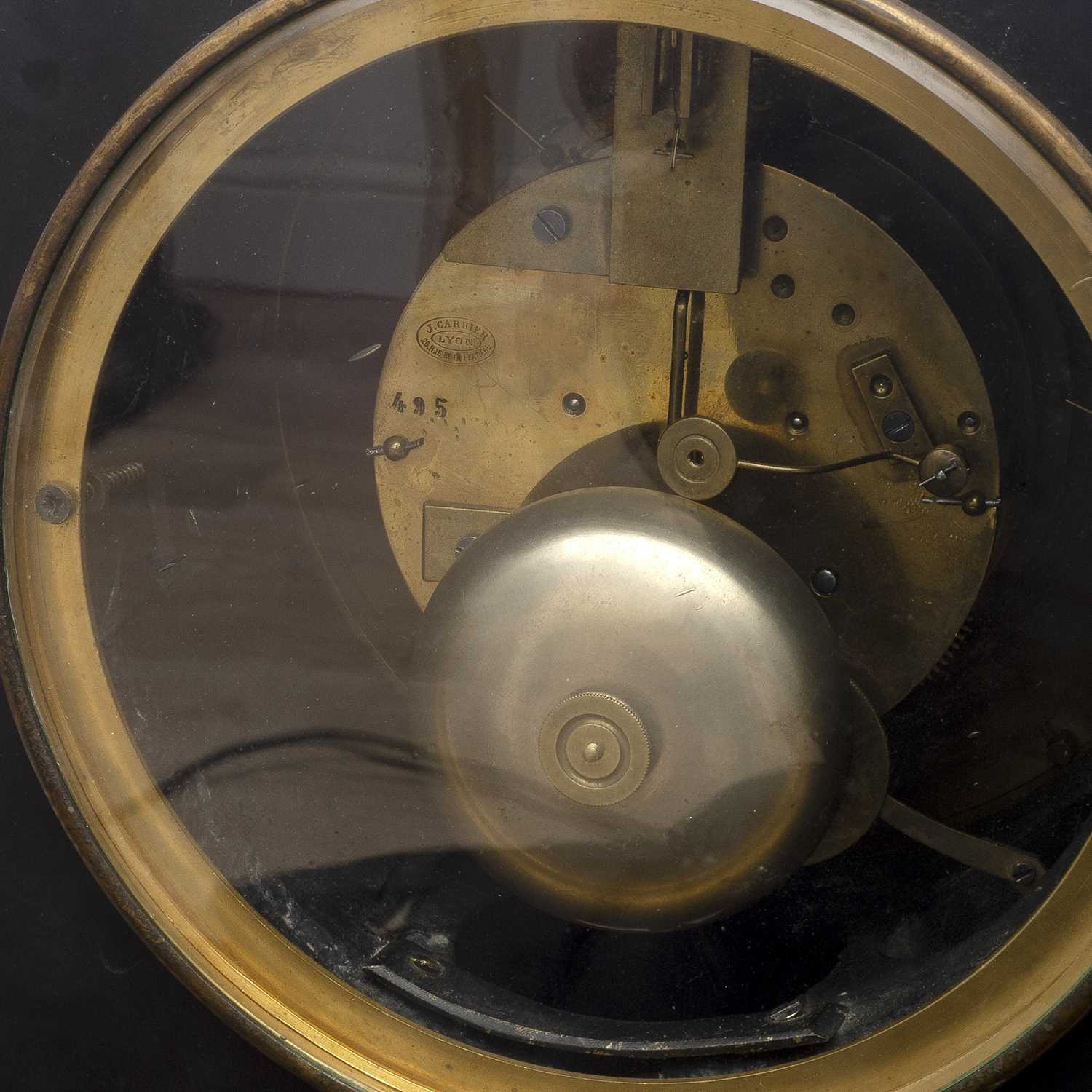 AN IMPRESSIVE 19TH CENTURY FRENCH PERPETUAL CALENDAR CLOCK WITH MOONPHASE AND BAROMETER - Image 6 of 6