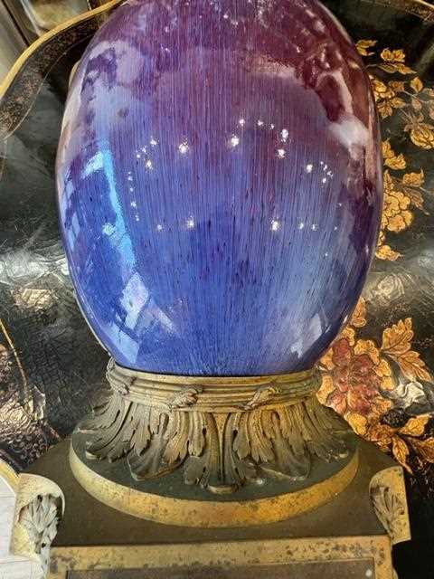 ESCALIER DE CRISTAL: A FINE 19TH CENTURY CHINESE FLAMBE VASE WITH ORMOLU MOUNTS - Image 14 of 16