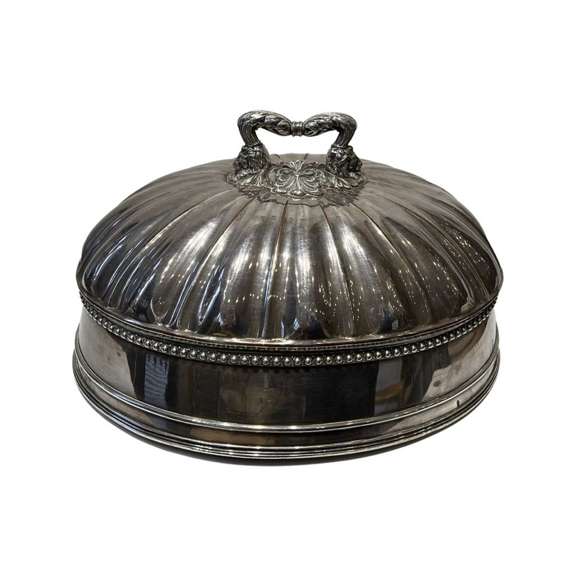 MATTHEW BOULTON: A SET OF LATE 18TH CENTURY OLD SHEFFIELD PLATE MEAT DOMES - Image 2 of 2